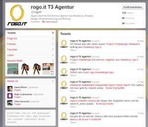 Kostenloses Online Marketing rogo.it Twitter Fanpage